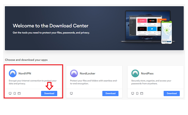 download NordVPN image