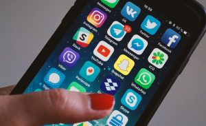 Person using iPhone