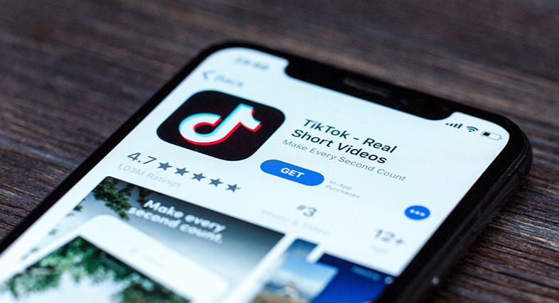 Tiktok on the AppStore