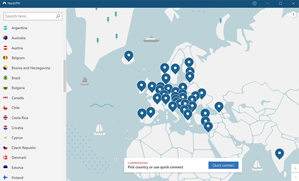 Anslut enkelt till en server vpn