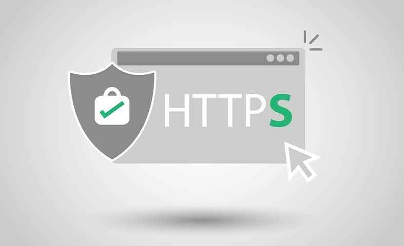 a network connection using https