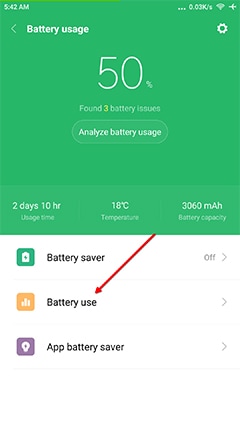 An image featuring how to check your battery on Android step4