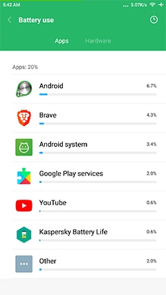 An image featuring how to check your battery on Android step5