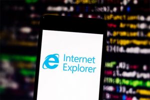 An image featuring Microsoft Internet Explorer concept