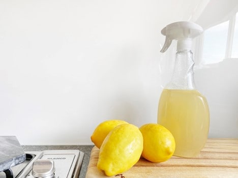 lemon and spray